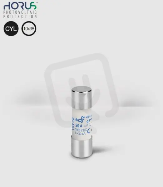 PV Válcová pojistková vložka pro FVE aplikace 10x38 mm gPV 1000V DC 10A Top Prodej