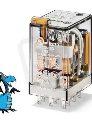 Rychlé Dodání Miniaturní průmyslové relé, DIN, 3P/10A, 230V AC, MA FINDER 55.33.8.230.0010