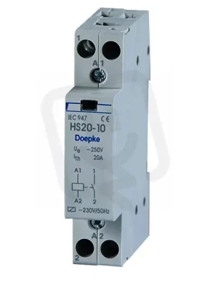 Autentický Instalační stykač HS20-11 20 A, 230 V, 50 Hz, 1 sp., 1 rozp. DOEPKE 09980404