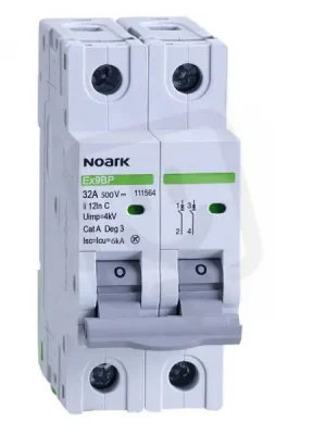 Instalační jistič NOARK 111564 EX9BP 6 kA pro PV, char. C, 30 A, 500 V DC, 2pól Ihned K Objednání