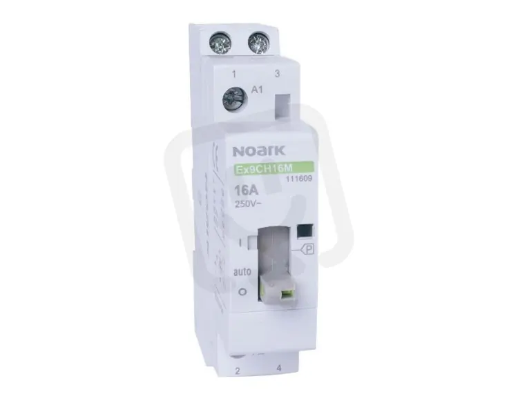 Must-Have Instalační stykač NOARK 111632 EX9CH20M s ručním ovládáním 20A 240VAC 1Z+1V