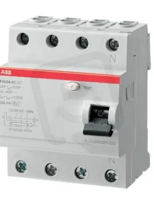 ABB FH204 AC-40/0,03 4pólový proudový chránič 40A 30mA HOME Zlevněný