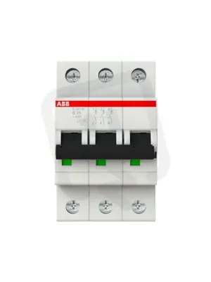 S203M-B25 3 fázový jistič 25 A char. B 10 kA ABB 2CDS273001R0255 Must-Have