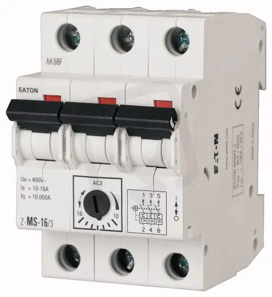 Z-MS-40/3 Spínač motorů 3-pól 25.0-40.0A EATON 248414 Ověřený