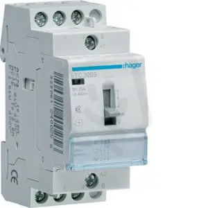 Top Prodej Stykač s aut. návratem se sníž. hlučností 25A, 3S, 230V AC HAGER ETC325S