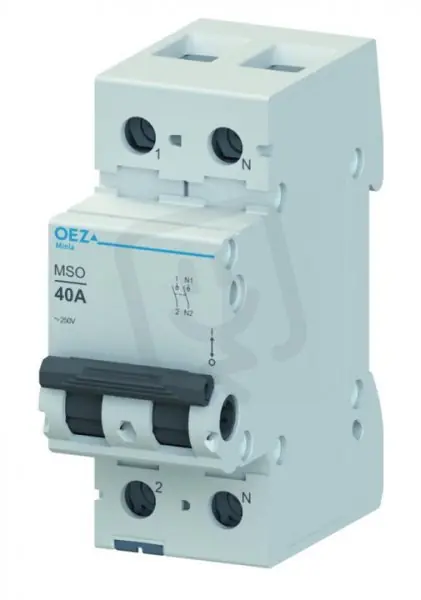 MSO-32-1N Vypínač In 32 A, Ue AC 250 V, 1+N-pól OEZ 42332 Novinka