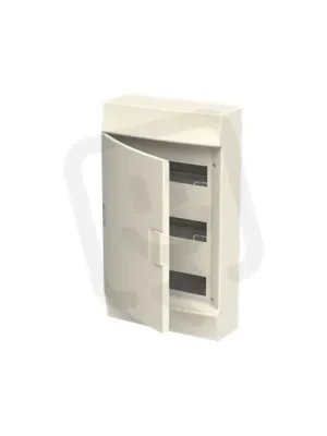 Nástěnná rozvodnice ABB IP41/36M (12x3), Mistral41W vč. N/PE, plná dvířka Značkový