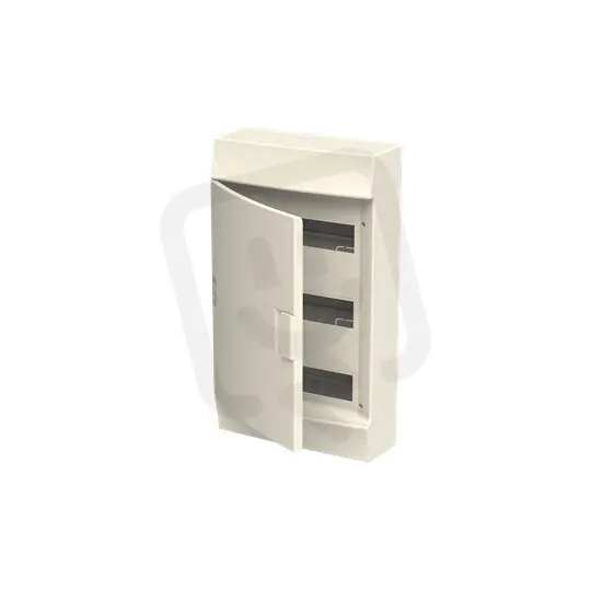 Nástěnná rozvodnice ABB IP41/36M (12x3), Mistral41W vč. N/PE, plná dvířka Značkový