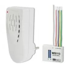Bezdrátový zvonek BZ8-113 230V AC se samoučením kódů ELEKTROBOCK 0282 Akce