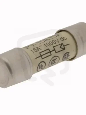 Nejprodávanější Ultra rychlá válcová pojistka Eaton PV-15A10F 10x38mm, 1100V DC, 15A