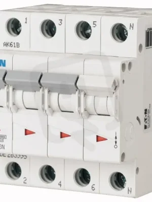 Jistič PL7-C25/3N, char C, 3+N-pólový, 10kA, 25A EATON 263997 Objednat Nyní