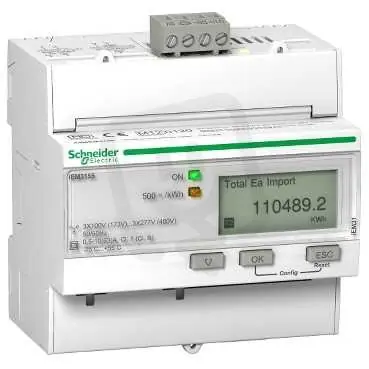 Zlevněný Schneider A9MEM3155 Elektroměr iEM3155 do 63A, komunikace Modbus, MID