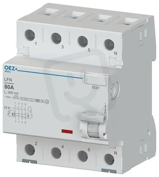 Cenově Výhodný LFN-40-4-030F-G Proudový chránič 40A 30mA 4pól 10kA typ F prov. G OEZ 46416