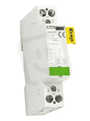 Must-Have Instalační stykač 2x20A VS220-11 230V AC/DC ELKO EP 8595188121408
