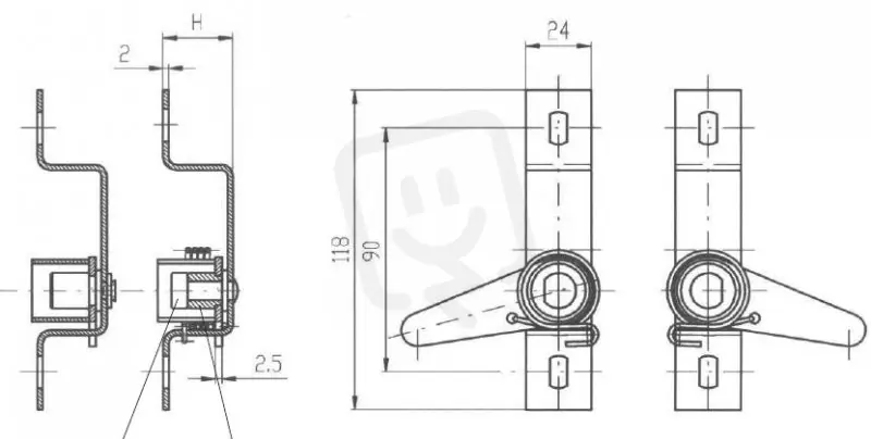 Lidokov 01.202 Zámek CZ s pružinou Aktuální