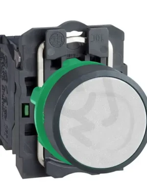 Schneider XB5AA11 P/B,bílý,1N/O, zpětný návrat Koupit Online
