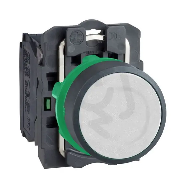 Schneider XB5AA11 P/B,bílý,1N/O, zpětný návrat Koupit Online