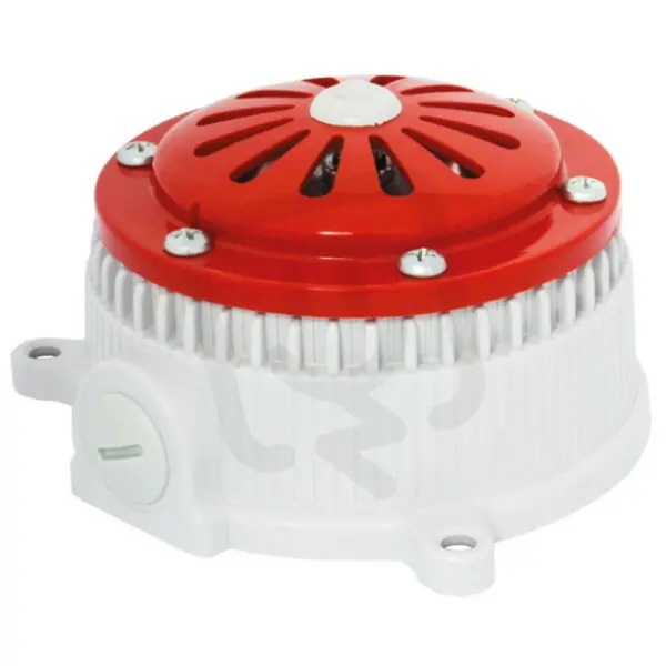Omezená Nabídka Houkačka MICROSAI C 24V, AC, IP65, 95 dB, M16, světle šedá, trvalý tón 53003