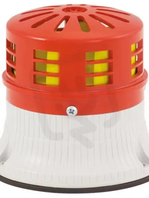 Motorová siréna MICRO W10 S 24V, DC, IP42, 96 dB, světle šedá, 1 tón 42202 Hit Sezóny