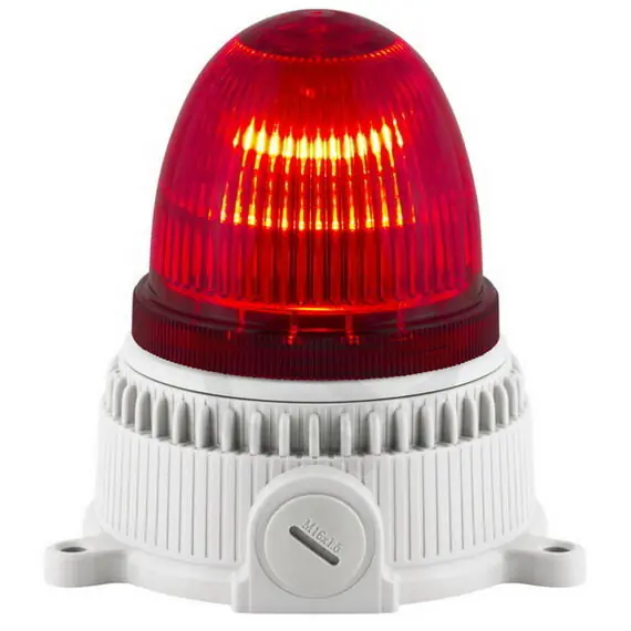Zlevněný Modul optický OVOLUX FLASHING 24/240V AC IP65 M16 červená blikající SIRENA 30113