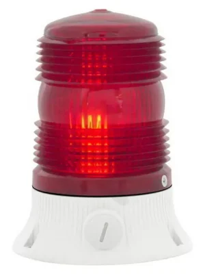 Maják zábleskový MINIFLASH X 12/24 V, ACDC, IP54, červená SIRENA 63755 Vrácení Zdarma
