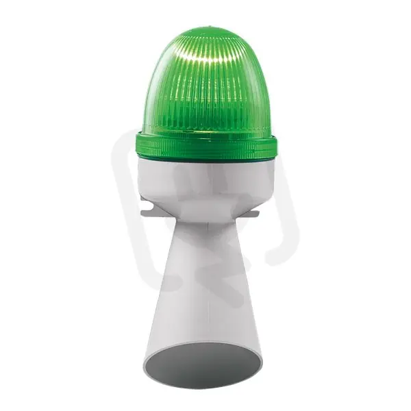 Houkačka s optickou signalizací SLEMF 24V AC IP43 93 dB zelená trvalý tón + svit Pouze Dnes