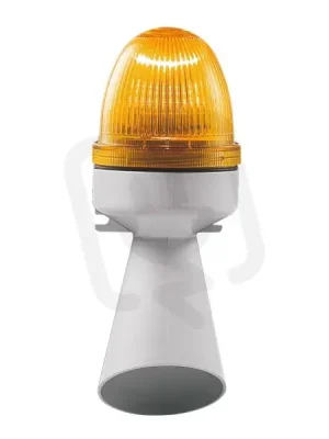 Houkačka s optickou signalizací SLEMF 24V AC IP43 93 dB oranžová trvalý tón/svit Výhodná Nabídka