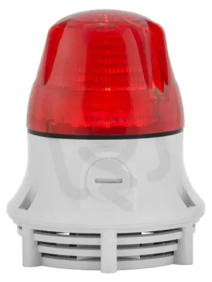 Přímo Od Výrobce Svítidlo se zvuk. signálem MICROLAMP STEADY/FLASHING A 24V ACDC IP30 M16 červená
