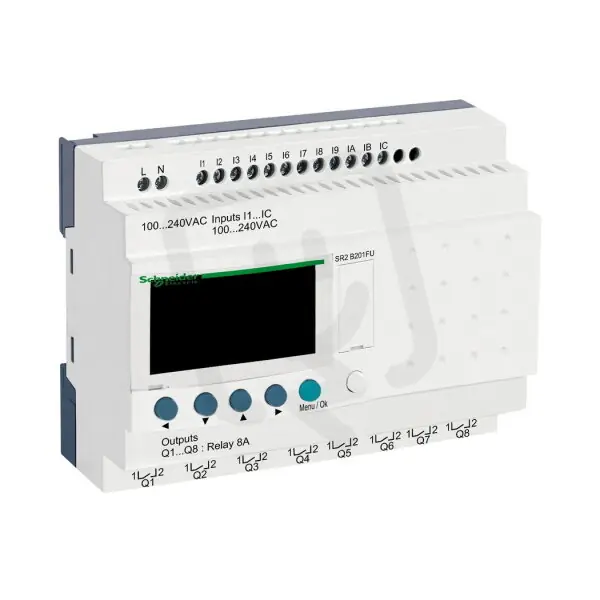 Originální Schneider SR2B201FU ZL COMPACT 100-240VAC s hod 12DI/8RO