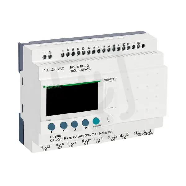 Horká Nabídka Schneider SR3B261FU ZL MODULAR 100-240VAC s hod 16DI/10RO