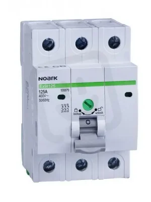 Originální Instalační vypínač NOARK 102308 EX9I125 šířka 3 moduly, 3pól, 16A