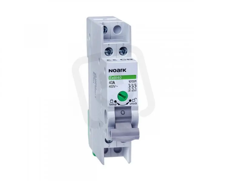 Instalační vypínač NOARK 101389 EX9I40 šířka 1 modul, 2pól, 32A Nakupujte Hned