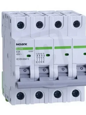 Instalační vypínač NOARK 102395 EX9BI šířka 4 moduly, 4pól, 32A Výhodná Nabídka