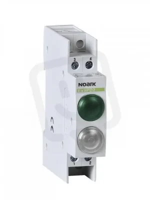 Časově Omezené Světelné návěstí NOARK 102476 EX9PD2GW 24V AC/DC, 1 zelená LED a 1 bílá LED