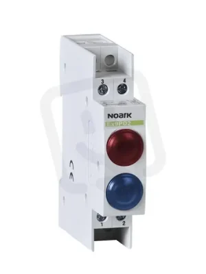 Dokud Zásoby Vydrží Světelné návěstí NOARK 102492 EX9PD2RB 110V AC/DC 1 červená LED a 1 modrá LED