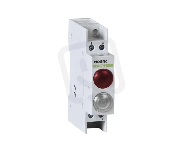 Světelné návěstí NOARK 102494 EX9PD2RW 6,3V AC/DC 1 červená LED a 1 bílá LED Dokud Zásoby Vydrží