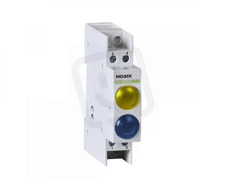 Světelné návěstí NOARK 102507 EX9PD2YB 110V AC/DC 1 žlutá LED a 1 modrá LED Tovární Cena