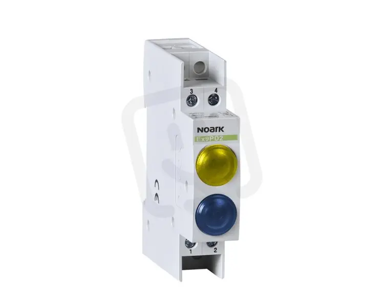 Ihned K Objednání Světelné návěstí NOARK 102508 EX9PD2YB 230V AC/DC 1 žlutá LED a 1 modrá LED