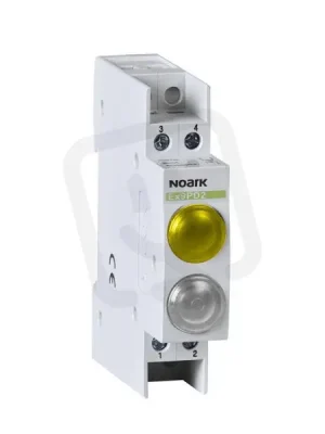 Světelné návěstí NOARK 102509 EX9PD2YW 6,3V AC/DC, 1 žlutá LED a 1 bílá LED Ihned K Objednání