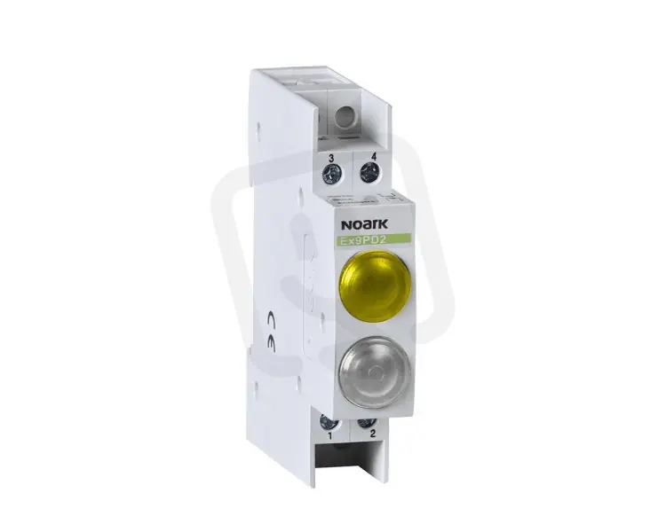 Světelné návěstí NOARK 102510 EX9PD2YW 12V AC/DC, 1 žlutá LED a 1 bílá LED Pouze Dnes