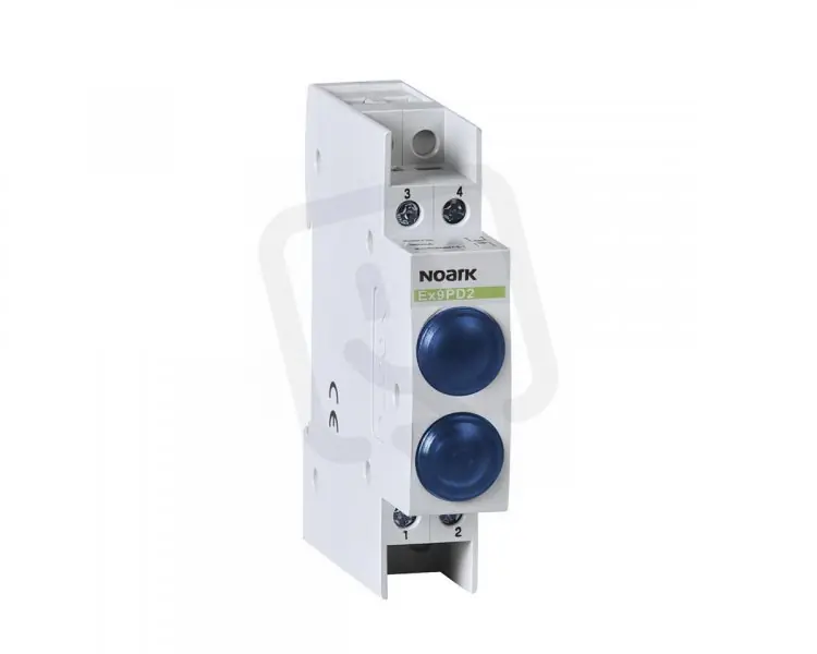 Světelné návěstí NOARK 102514 EX9PD2BB 6,3V AC/DC 1 modrá LED a 1 modrá LED Pouze Dnes