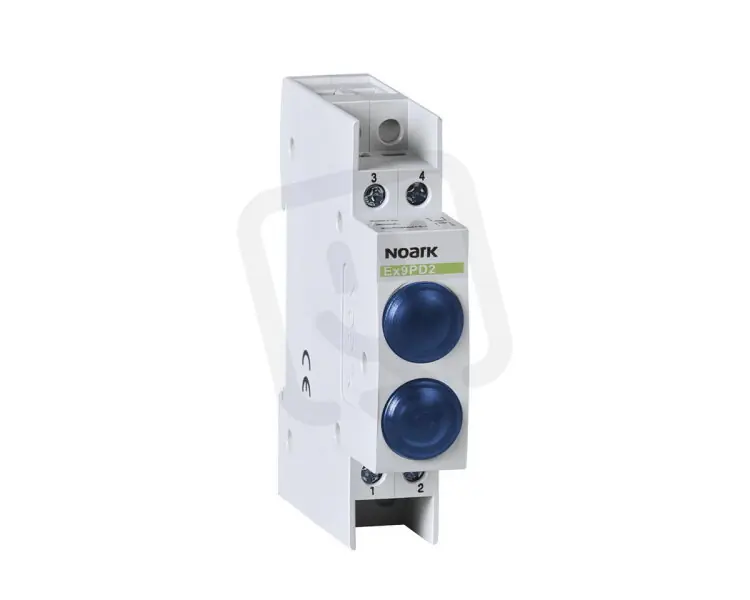 Světelné návěstí NOARK 102516 EX9PD2BB 24V AC/DC, 1 modrá LED a 1 modrá LED Autentický