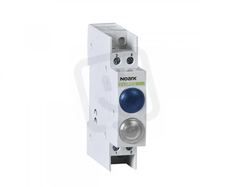 Světelné návěstí NOARK 102519 EX9PD2BW 6,3V AC/DC, 1 modrá LED a 1 bílá LED Oblíbený