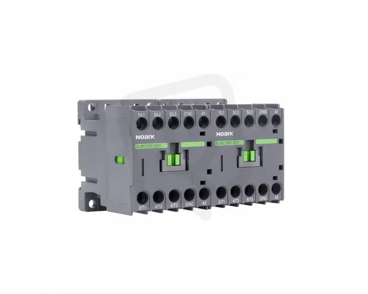Víkendová Akce Reverzační ministykač NOARK 104582 EX9CSR09 4P 9A AC-3 ovl. 24 V AC 2V+2Z