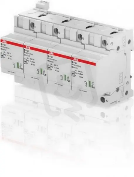 ABB OVR T1-T2 4L 12,5-440s P TS QS Přepěťová ochrana T1+T2 12,5-440kA Finální Výprodej