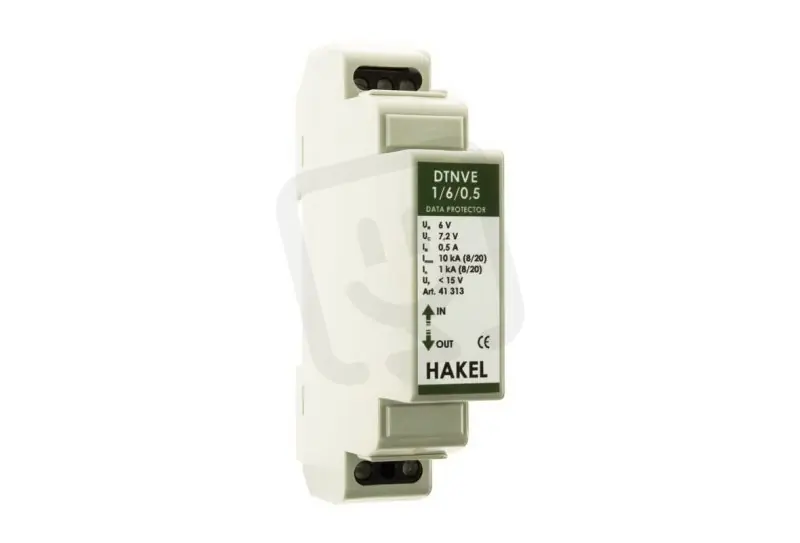 Značkový Hakel 41313 DTNVE 1/6/0,5 Datová ochrana