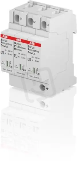 Časově Omezené OVR T2-T3 3L 20-275 P QS Přepěťová ochrana T2+T3 20-275kA ABB 2CTB803873R3400