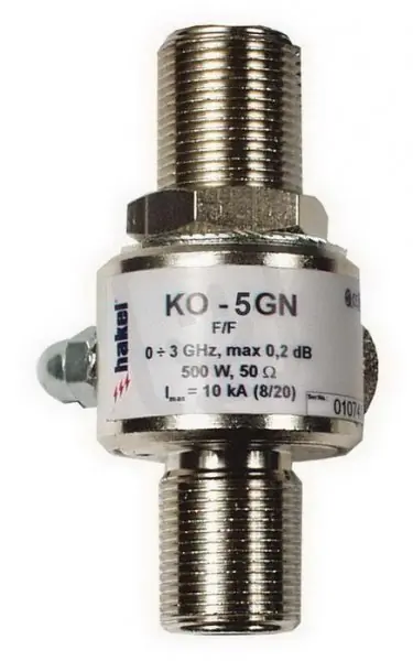 Aktuální Hakel 55024 KO - 5GN (F/F) Koaxiální ochrana