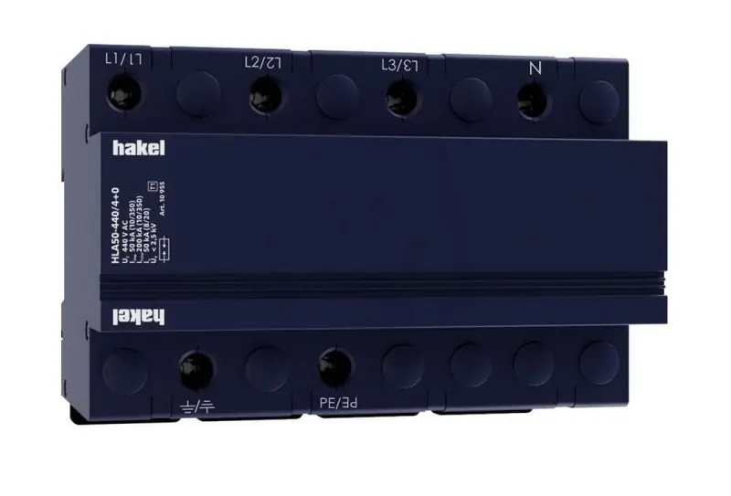 Svodič impulzních proudů HLA50-440/4+0 SPD typ 1 HAKEL 10955 Horká Nabídka