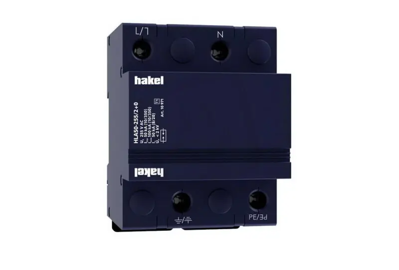 Svodič impulzních proudů HLA50-255/2+0 SPD typ 1 HAKEL 10971 Koupit Online